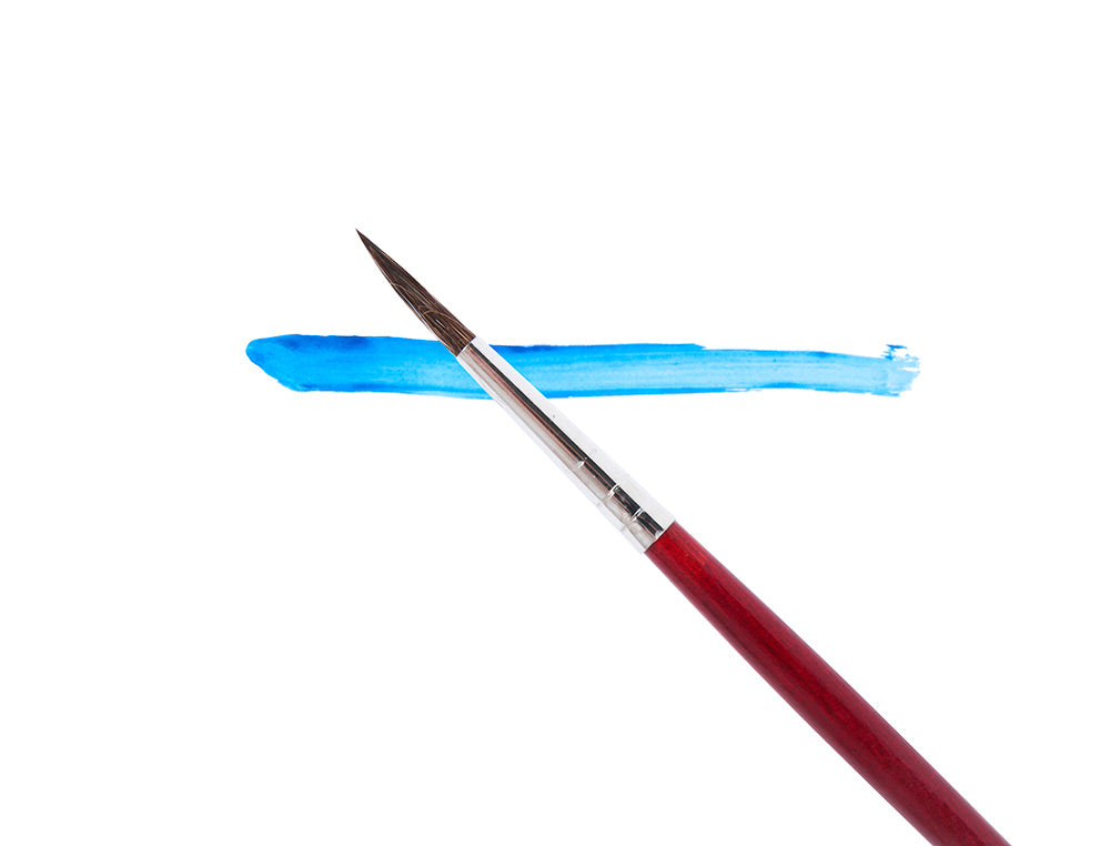 Pinceles acuarela liderpapel nº 4 virola cromada pelo engomado