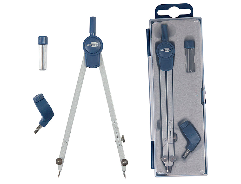 Compas liderpapel articulado con adaptador universal