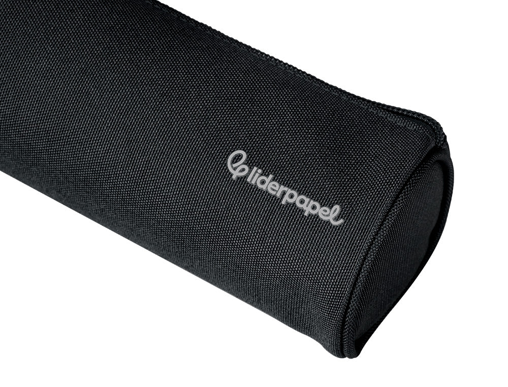 Estuche portatodo liderpapel classic cilindrico ancho 210x70mm
