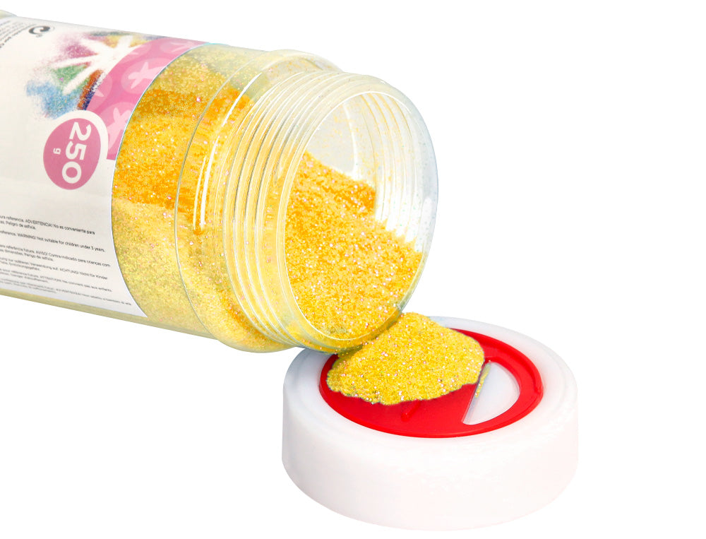 Purpurina liderpapel fantasia color metalico bote de 250 gr