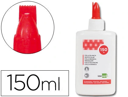 Pegamento cola blanca lavable liderpapel bote de 150 ml