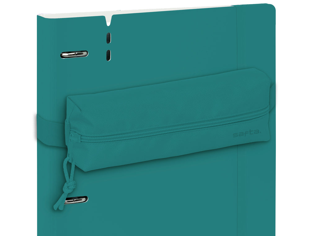 Bolso escolar portatodo safta rectangular con goma elastica 22 cm