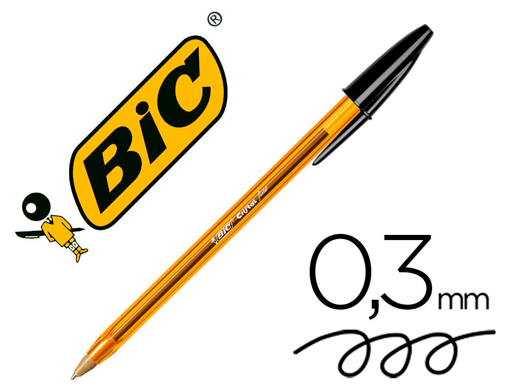 Boligrafo bic cristal punta fina