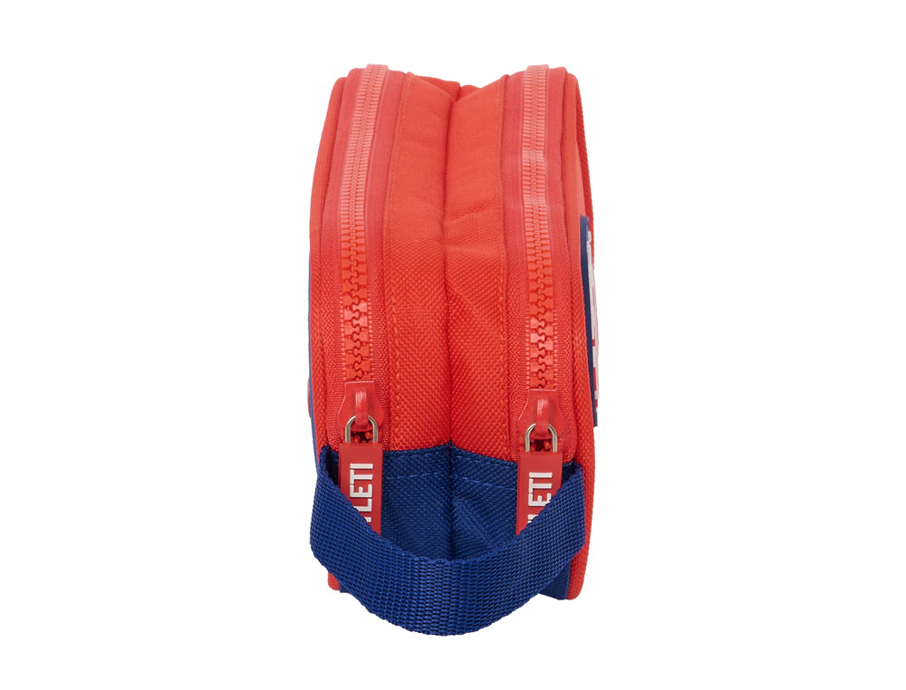 Bolso escolar portatodo safta doble atletico de madrid 60x210x80 mm