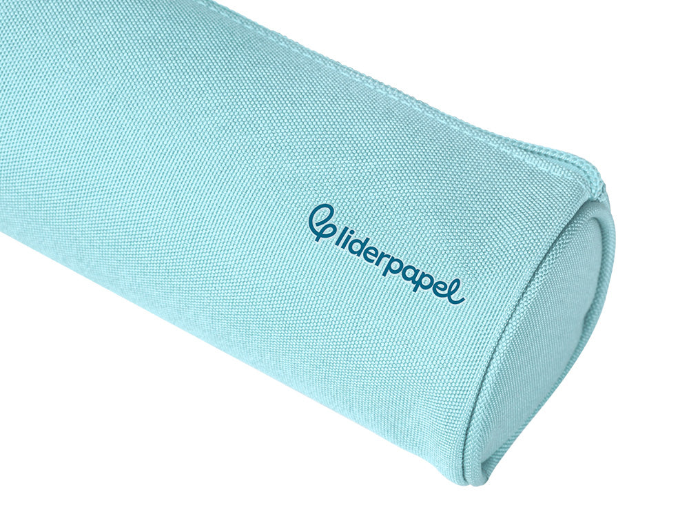 Estuche portatodo liderpapel classic cilindrico ancho 210x70mm