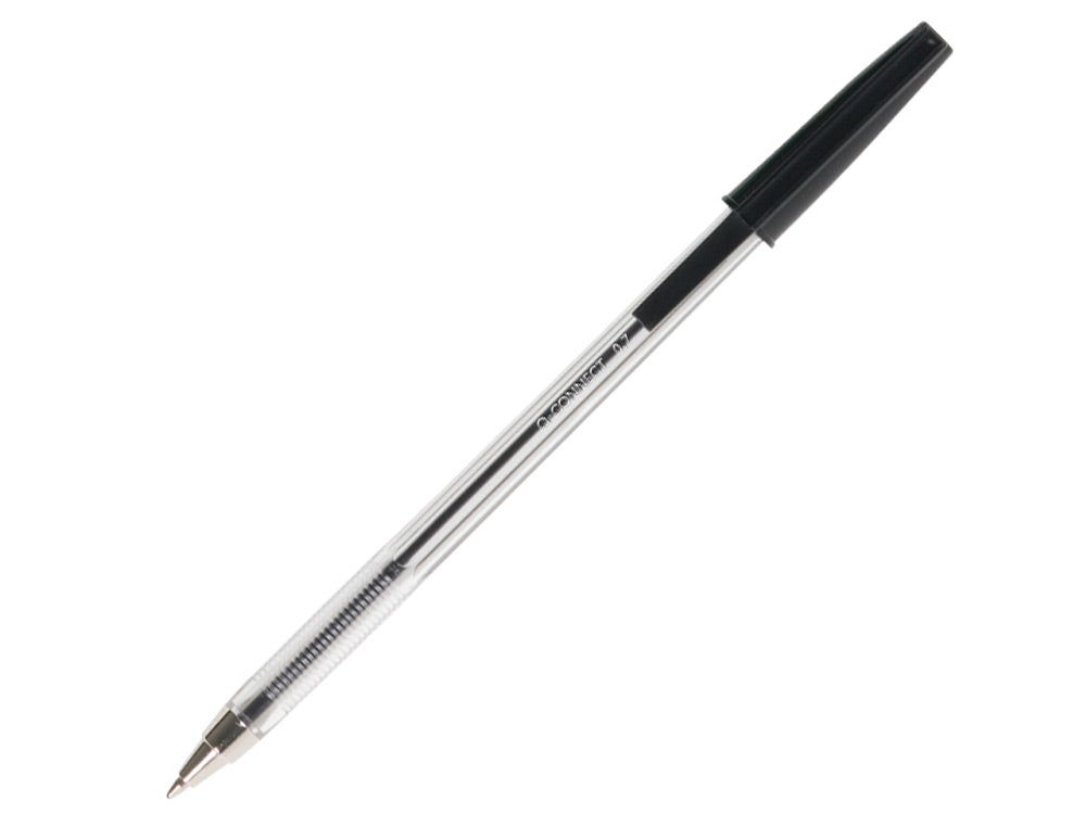 Boligrafo transparente q-connect  kf26039