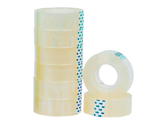 Cinta adhesiva q-connect transparente 33 mt x 19 mm