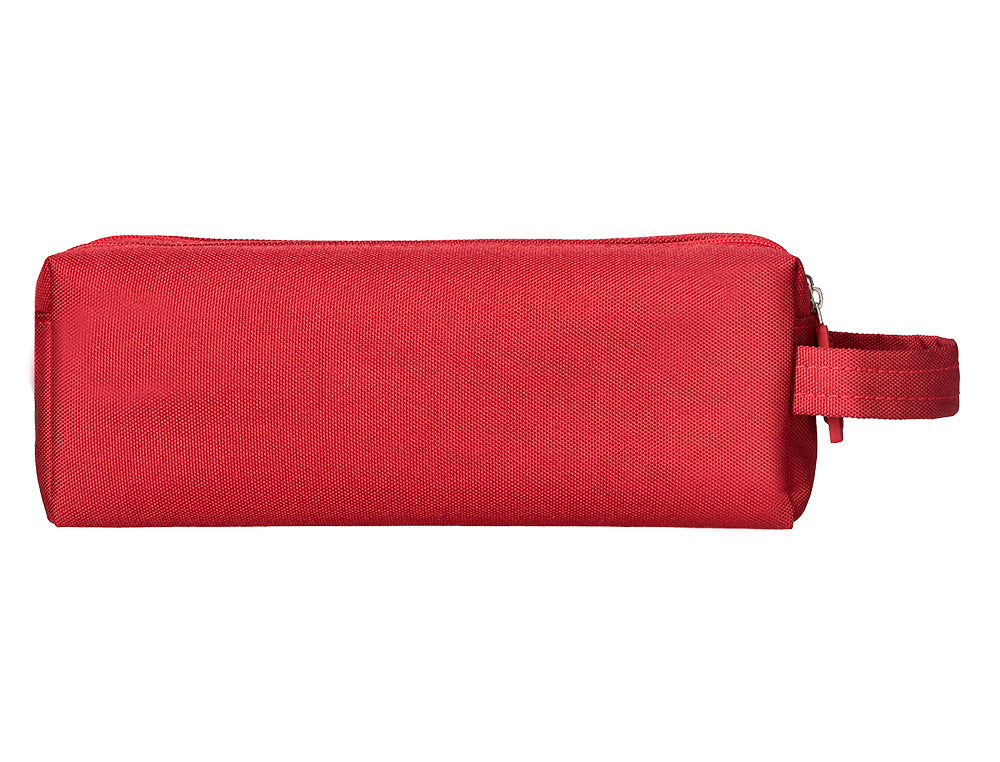 Estuche portatodo liderpapel classic rectangular con asa 2 cremalleras 210 x80mm 