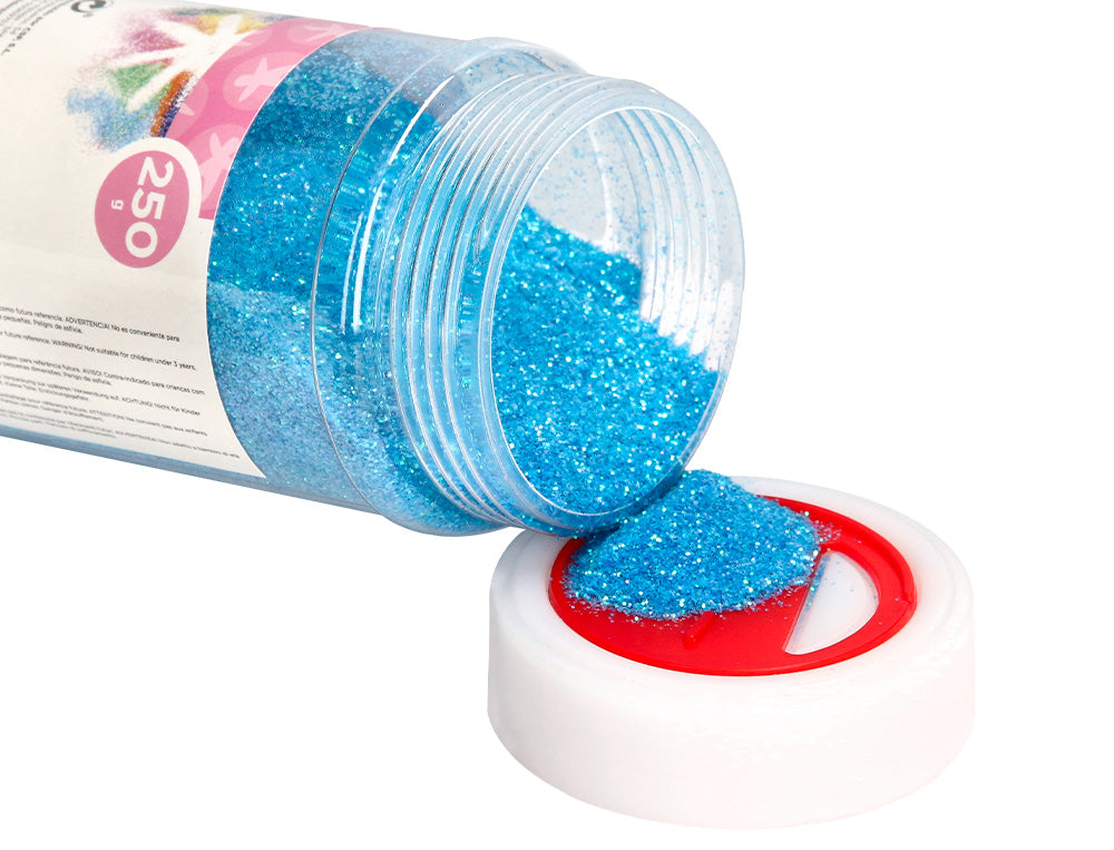 Purpurina liderpapel fantasia color metalico bote de 250 gr