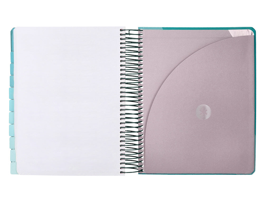 Agenda escolar antartik 25-26 espiral fun day fucsia dia pagina a5 bilingüe papel fsc 80 gr