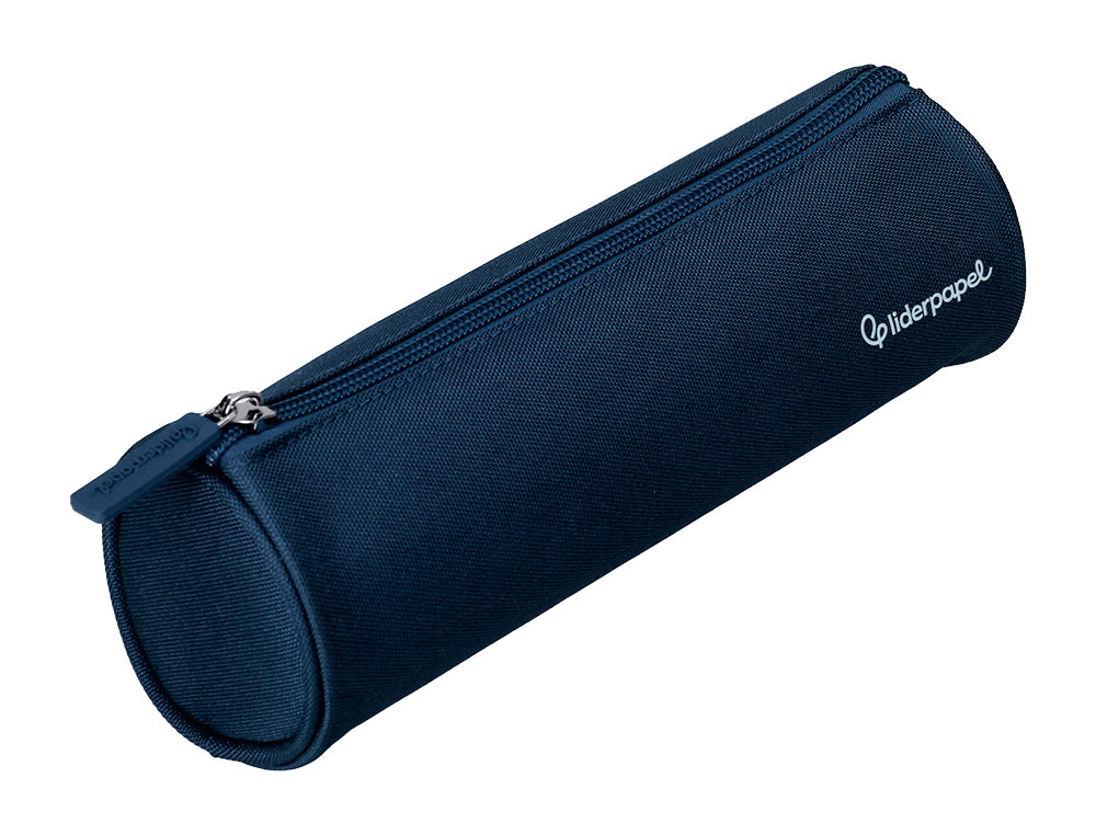Estuche portatodo liderpapel classic cilindrico ancho 210x70mm