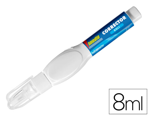 Corrector imedio lapiz roller punta metalica 8 ml
