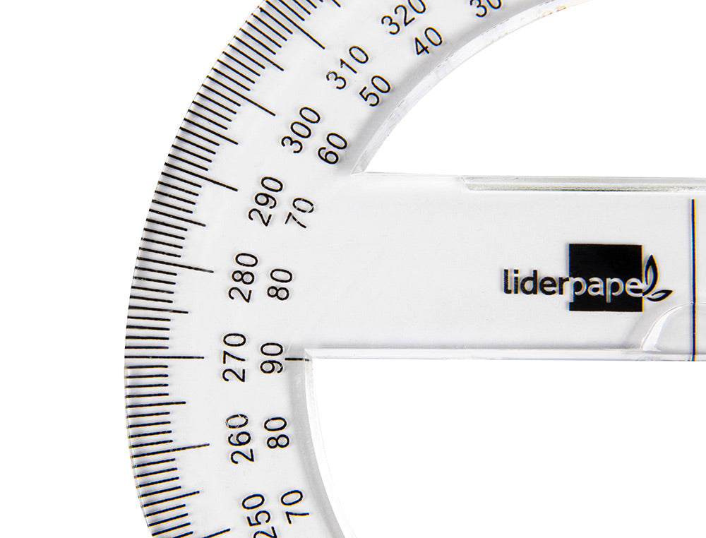 Circulo plastico liderpapel 10 cm