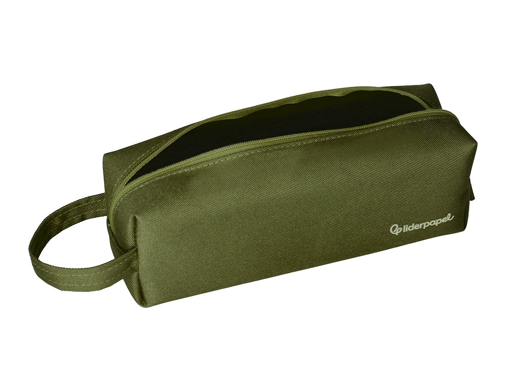 Estuche portatodo liderpapel classic rectangular con asa 210x70mm