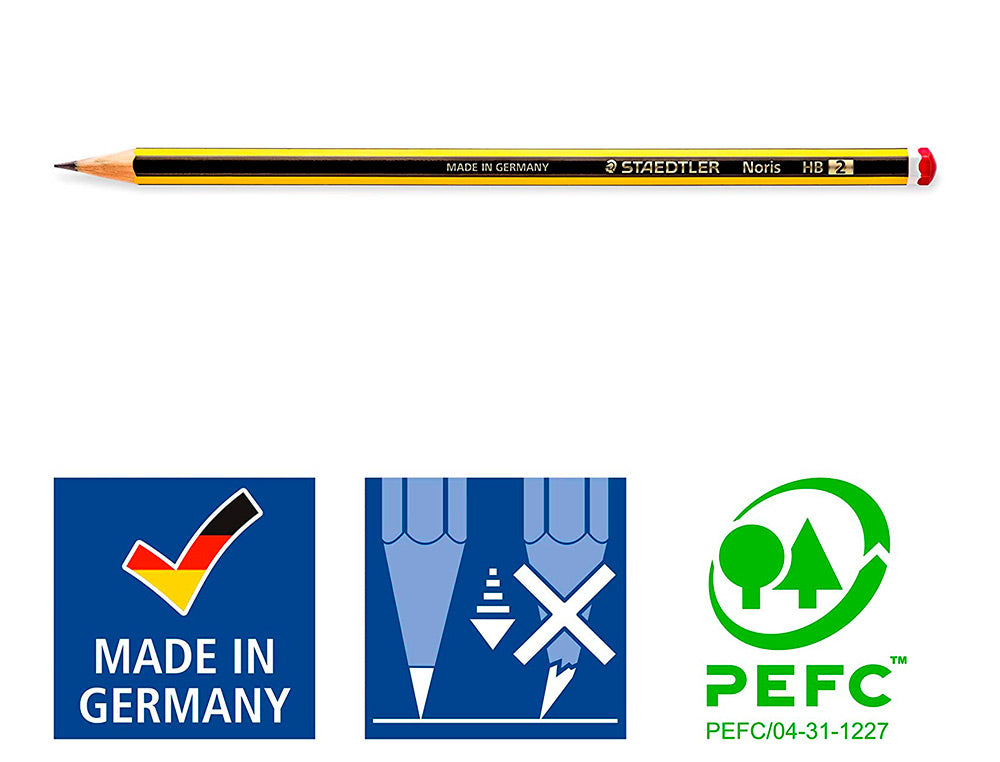 Lapices de grafito staedtler noris