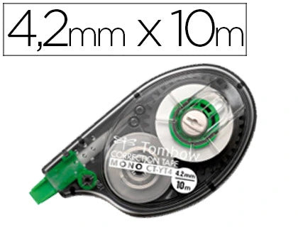 Corrector tombow mono ct-yt4 cinta 4,2 mm x 10 mt