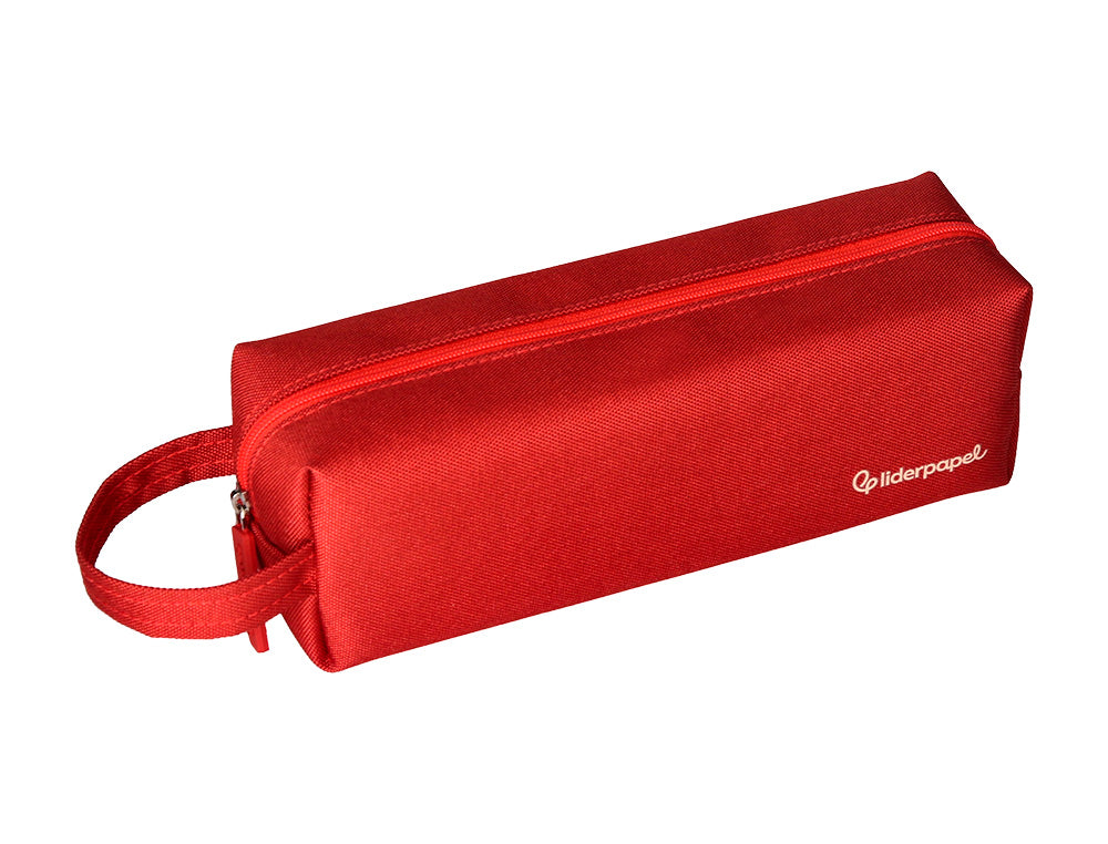 Estuche portatodo liderpapel classic rectangular con asa 210x70mm