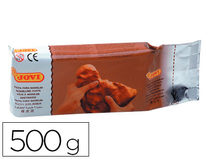 Pasta para modelar jovi 500 gr terracota