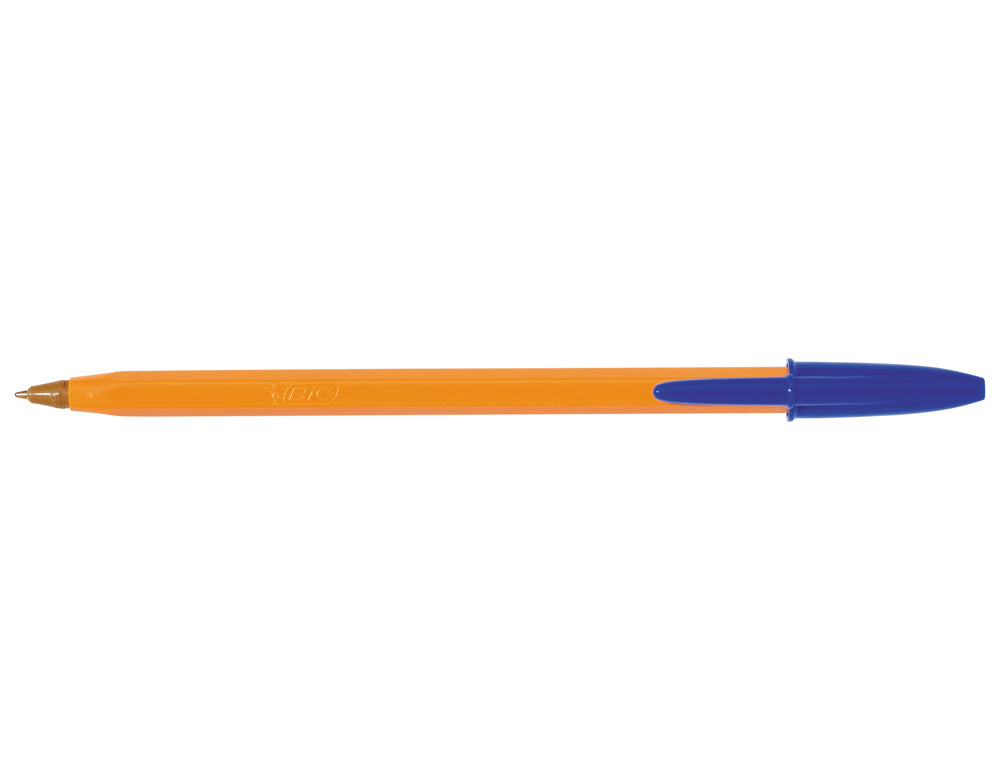 Boligrafo bic naranja fine original