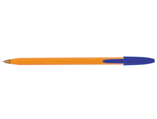Boligrafo bic naranja fine original