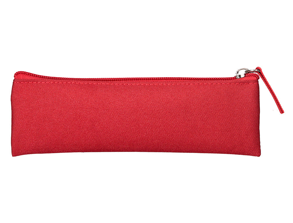 Estuche portatodo liderpapel plano estrecho una cremallera 200x60mm